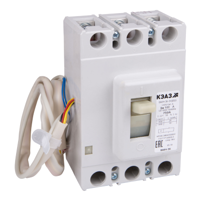 Выключатель автоматический ВА04-36-341210-100А-1250-690AC-НР24AC/DC-УХЛ3-КЭАЗ