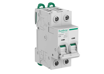 Systeme9 Автоматический выключатель (АВ) C 25A 2P 6kA 400В