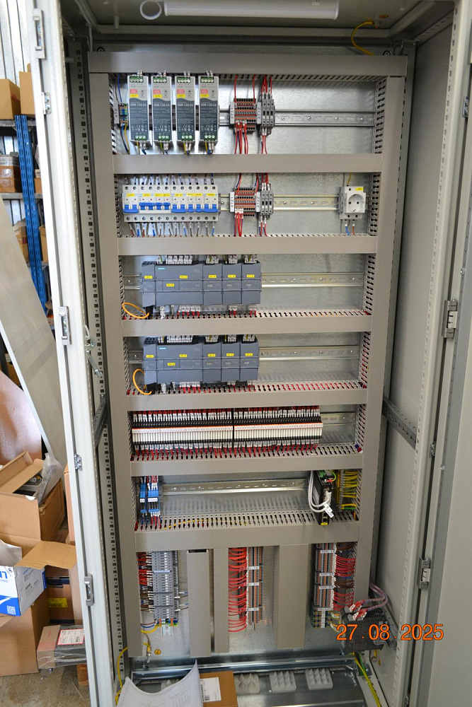 Шкаф управления ШУ АСУ АТ-С Э3 для пневмофлотационной установки алмазодобычи (г. Якутск)