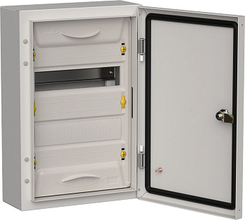 TITAN 5 Корпус мет. ЩРн-24 (1х24) 460х310х140 IP54 сер IEK TITAN 5 Корпус мет. ЩРн-24 (1х24) 460х310х140 IP54 сер IEK