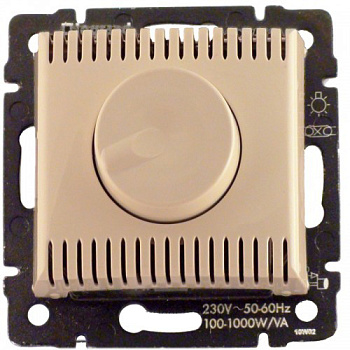 Светорегулятор  (диммер) повор 1000Вт (слоновая кость) Legrand Valena  774160