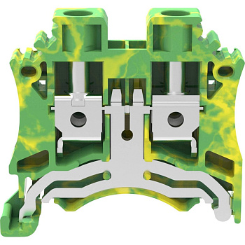 DC6-PE-01P-1C-00A(H), Клемма винтовая DC, 6 мм.кв., PE, шт