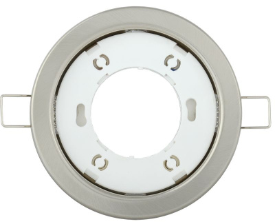 Светильник 4114 встр. под лампу GX53 хром матовый IEK