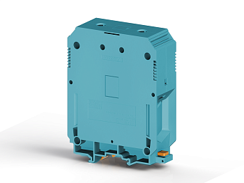 Клеммник на DIN-рейку 240мм.кв. (синий);  AVK240