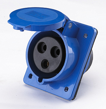 Розетка щитовая 423 2Р+РЕ 32А 220В IP44 РЩ-102