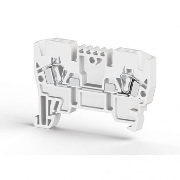 YBK2,5; Клеммник пружинный 2,5мм.кв. (белый).