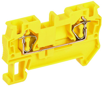 Клемма пружинная КПИ 2в-4 41А желтый IEK