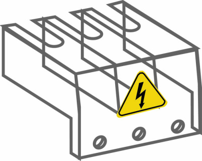 Клеммная крышка OTS63T3 для рубильников типа ОТ63..80F3,FТ3
