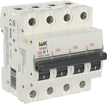 ARMAT Авт. выкл. M06N 4P D 1А IEK