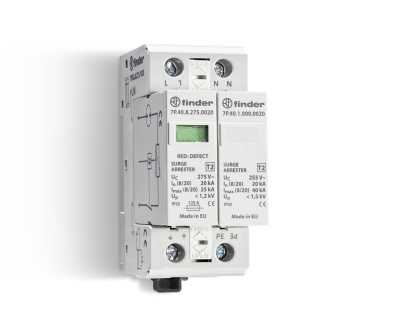 УЗИП тип 2 (1 варистор/разрядник + 1 разрядник)