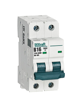 Авт. выкл. 2P 16A х-ка B ВА-105 10кА