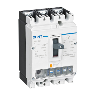 Авт. выкл. NM8S-250H 3P 250А 70кА с электронным расцепителем (R)(CHINT)