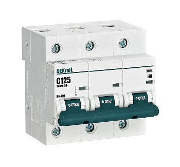 Авт. выкл. 3Р 125А х-ка С ВА-201 10кА