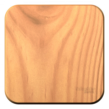 BLANCA О/У 1-клавишный ВЫКЛЮЧАТЕЛЬ (сх.1) с самовозв,ИЗОЛ.ПЛ., 10А, ЯСЕНЬ