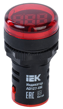 Индикатор значения напряжения AD127-VM IEK