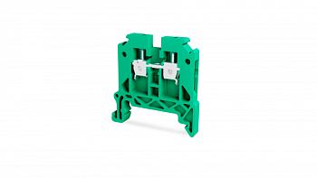 Клеммник на DIN-рейку (Винтовой) 2,5мм.кв. (зеленый);TBL 2,5
