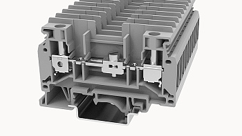 DCTK6-01P-11-00A(H), Клемма винтовая измерительная, 6 мм.кв., серый, шт DCTK6-01P-11-00A(H), Клемма винтовая измерительная, 6 мм.кв., серый, шт