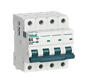 Авт. выкл. 4P 4A х-ка B ВА-105 10кА