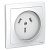 BLANCA С/У РОЗЕТКА СИЛОВАЯ 2К+З, 32А, 250В, БЕЛЫЙ