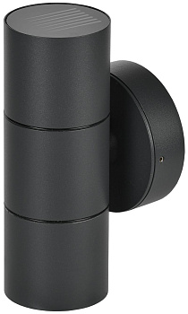 Светильник уличный 5113 настенный 2хGU10 IP65 черный IEK