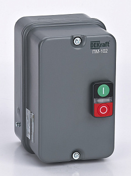 Пускатель электромагнитный 38А AC220/230В 50/60Гц в металлической оболочке