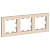ATLASDESIGN 3-постовая РАМКА, универсальная, БЕЖЕВЫЙ