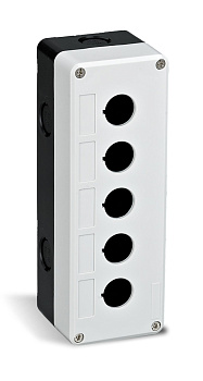 Кнопочный пост пласт. D22 5 мест бел. КП-101